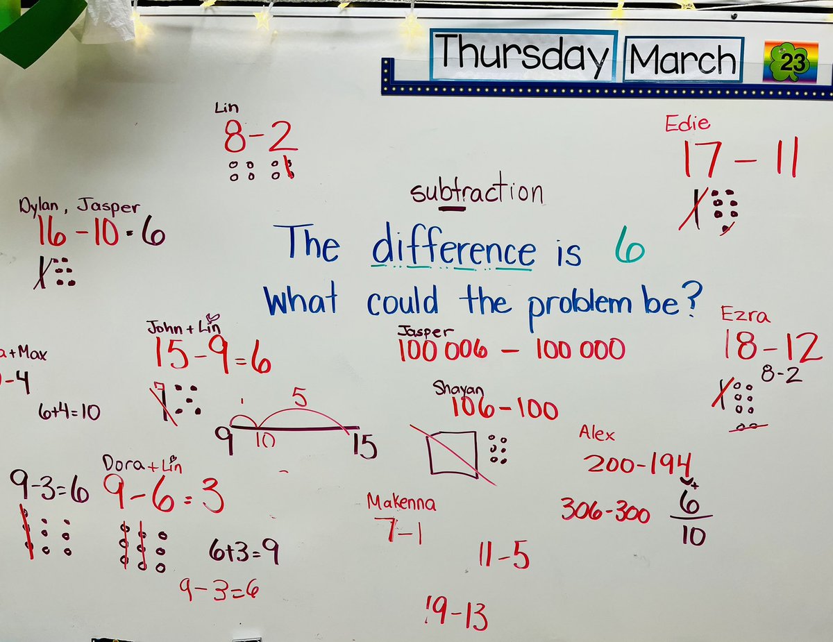 MrsBallinger1's tweet photo. Another morning #mathtalk that generated great conversation. How did you use your addition facts to help with verify another’s strategy? @SilverSpryycbe https://t.co/hsVK9VyczP