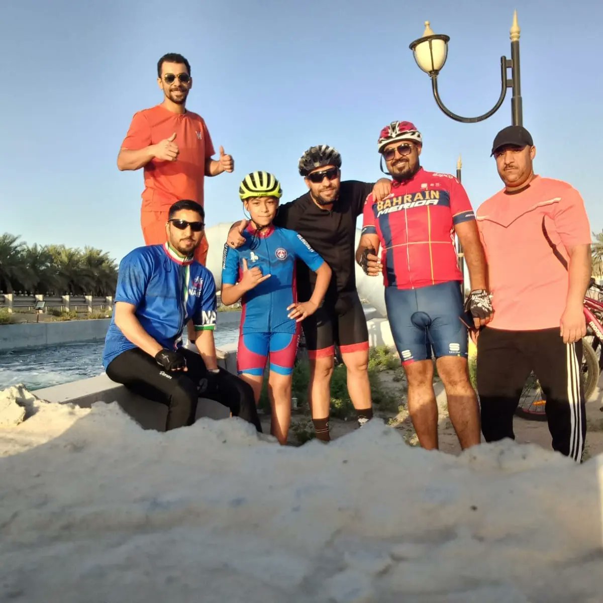 alnathelcyclist's tweet photo. عودة أبطال دراج نعاثل الأحساء في التمارين اليومية خلال شهر رمضان بقيادة البطل الكابتن ماهر الفارس https://t.co/dFMKs1s9k5