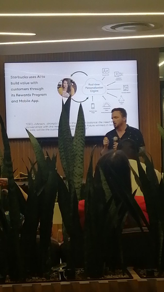 Thula_Mdladla's tweet photo. Blending #AI into real life. A great example is Starbucks with a hyper personalised service. #AI #DigitalSwarm #DigitalSwarm2023 @DigitlabSA @MoeFromMondo https://t.co/Nq9GvnYbw2