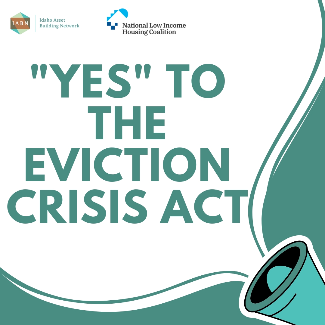 IdahoABN's tweet photo. The Eviction Crisis Act would provide emergency rental assistance to stabilize families in crisis. Many households are only one unexpected expense away from not being able to pay their rent. Urge yout congress members to support the Eviction Crisis Act: https://t.co/qcfXQeF20a https://t.co/6LMq40hVzu