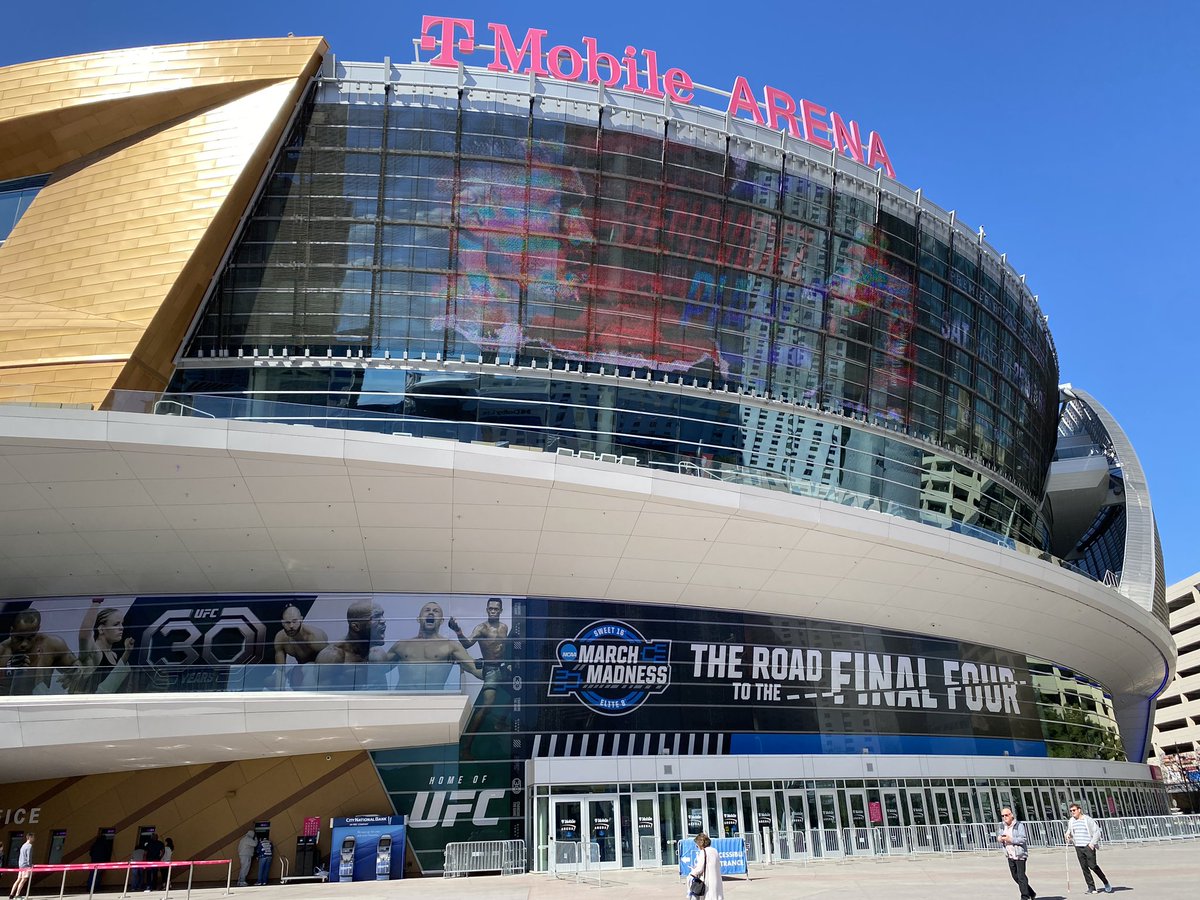 Sweet 16 meet Las Vegas. 2 games today at <a href="/TMobileArena/">T-Mobile Arena</a>. UConn vs. Arkansas 🏀 Gonzaga vs. UCLA #MarchMadness <a href="/News3LV/">KSNV News 3 Las Vegas</a>