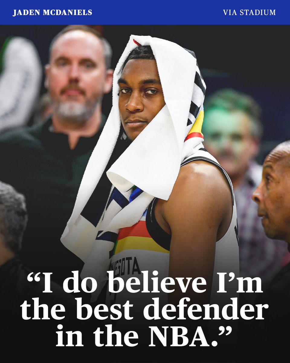 Jaden McDaniels makes his claim as the best defender in the NBA 🔒