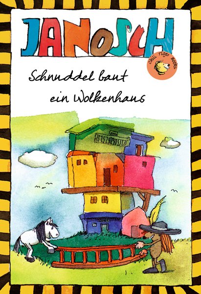 buddelschnuddel's tweet photo. Schüssel baut ein Wolkenhaus. 

Wer kennt es noch?

#Janosch https://t.co/EBEpdL0F31