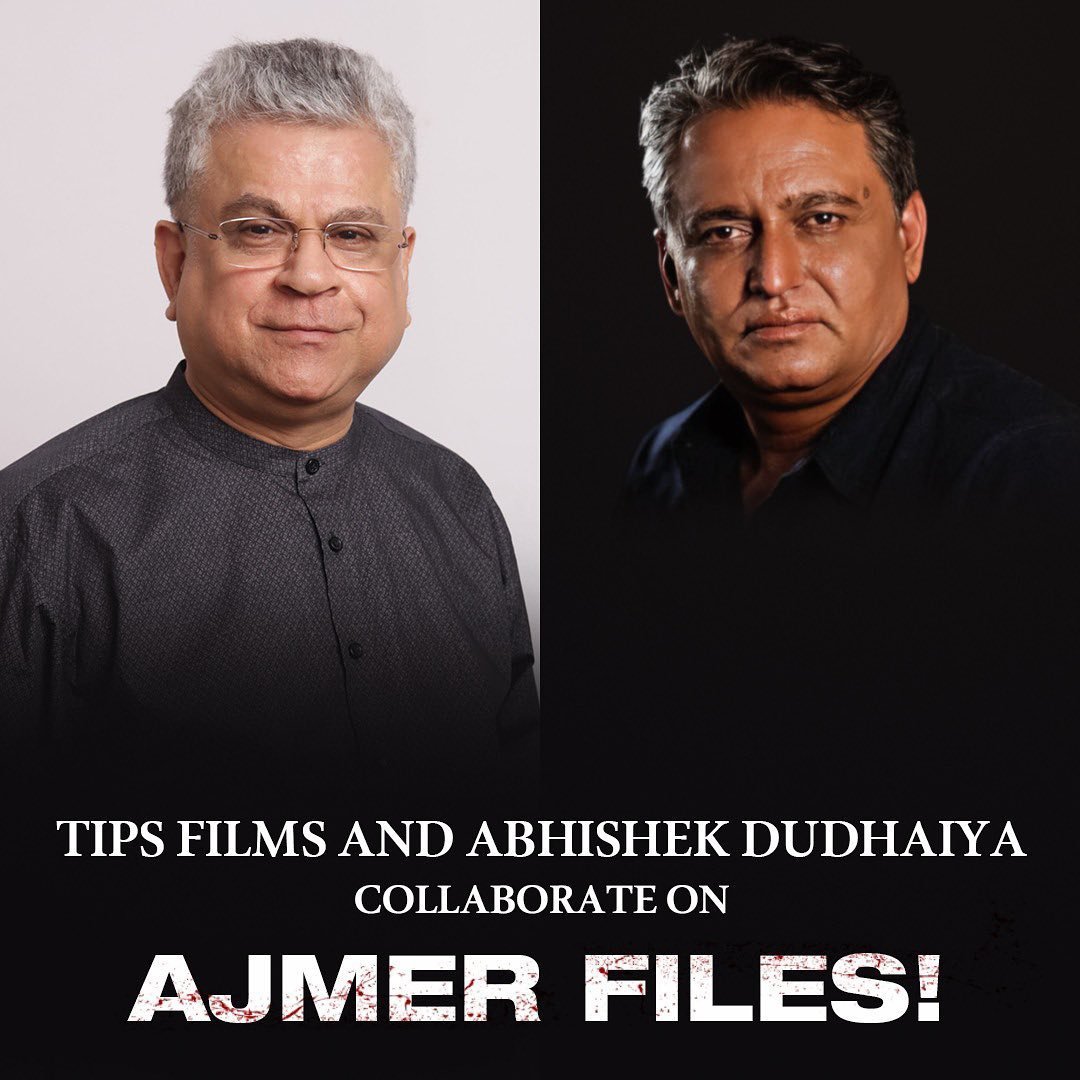 AllCinemaVerse's tweet image. #AjmerFiles Series - A joint collaboration B/W #KumarTaurani [#TipsFilms] &amp;amp; #AbhishekDudhaiya [Director of #Bhuj - #ThePrideofIndia].
Based on true events, #AjmerFiles Will Be A Semi-fictionalized Series that interprets the real-life events of the 1992 Ajmer scandal.

#PrimeVerse