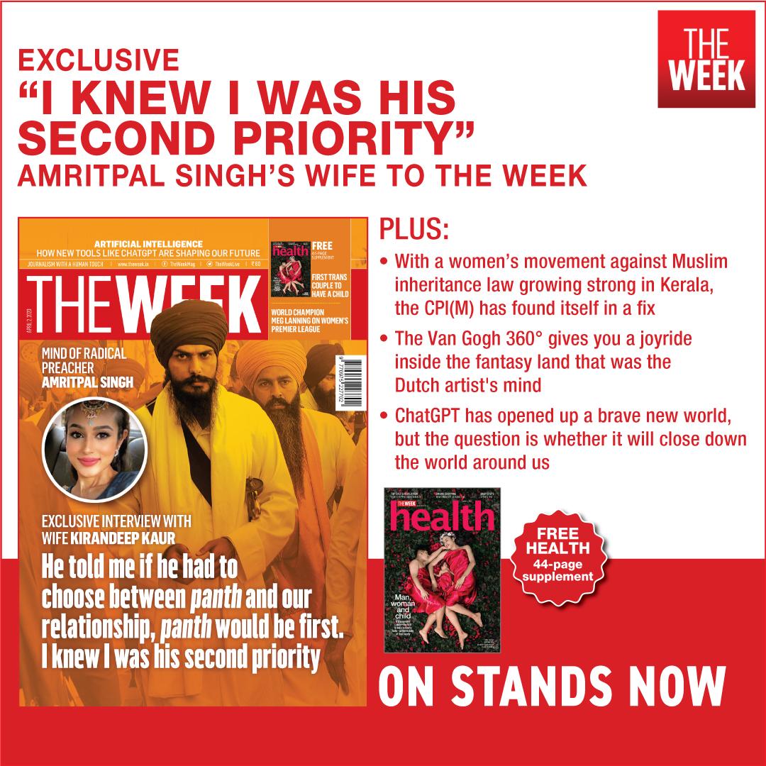 TheWeekLive's tweet photo. NEW ISSUE ALERT!

INDIA'S MOST WANTED
As Sikh separatist leader #AmritpalSingh has become a thorn in the side of the government, these are days of turbulence for Punjab. https://t.co/PgoXZyjL3i