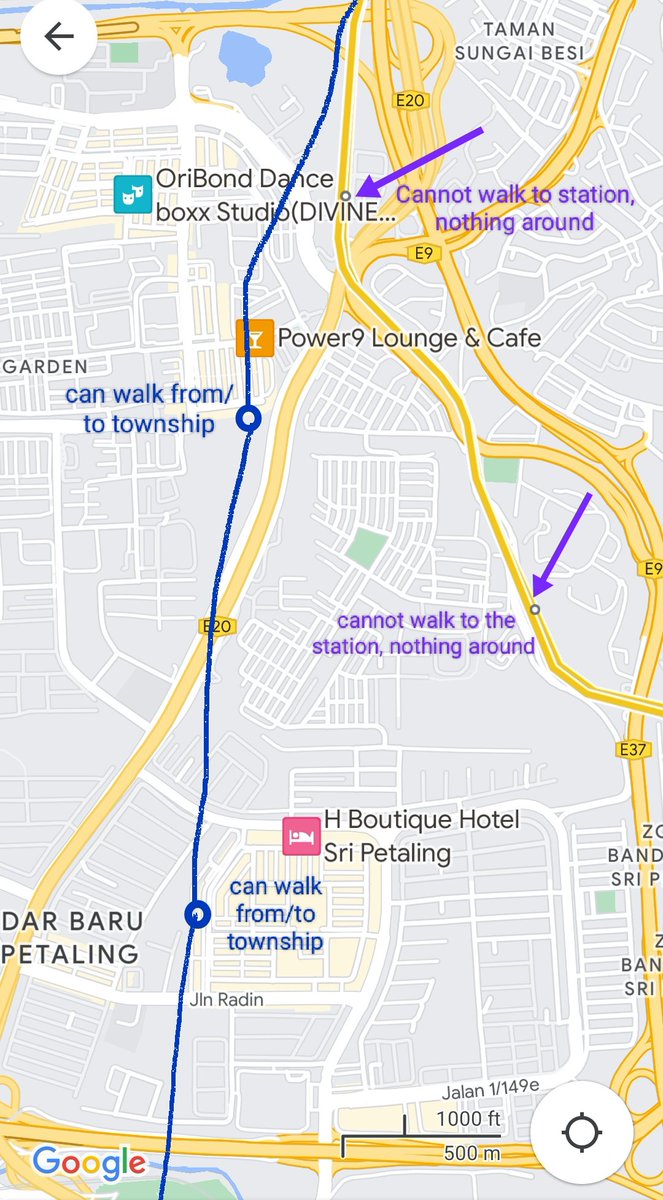 msialifejp's tweet photo. I have quickly drawn in the map for a more practical way of setting new MRT2 stations according to the feedbacks what people say (either near township, or walking accessible which I think a must - even though unsure geographic possibility). #MRT2 #MRT #Malaysia #KL https://t.co/vfFUQcXz9T