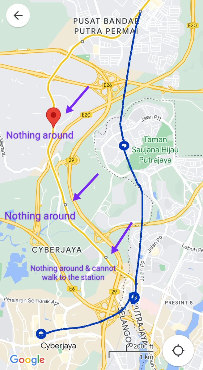 msialifejp's tweet photo. I have quickly drawn in the map for a more practical way of setting new MRT2 stations according to the feedbacks what people say (either near township, or walking accessible which I think a must - even though unsure geographic possibility). #MRT2 #MRT #Malaysia #KL https://t.co/vfFUQcXz9T