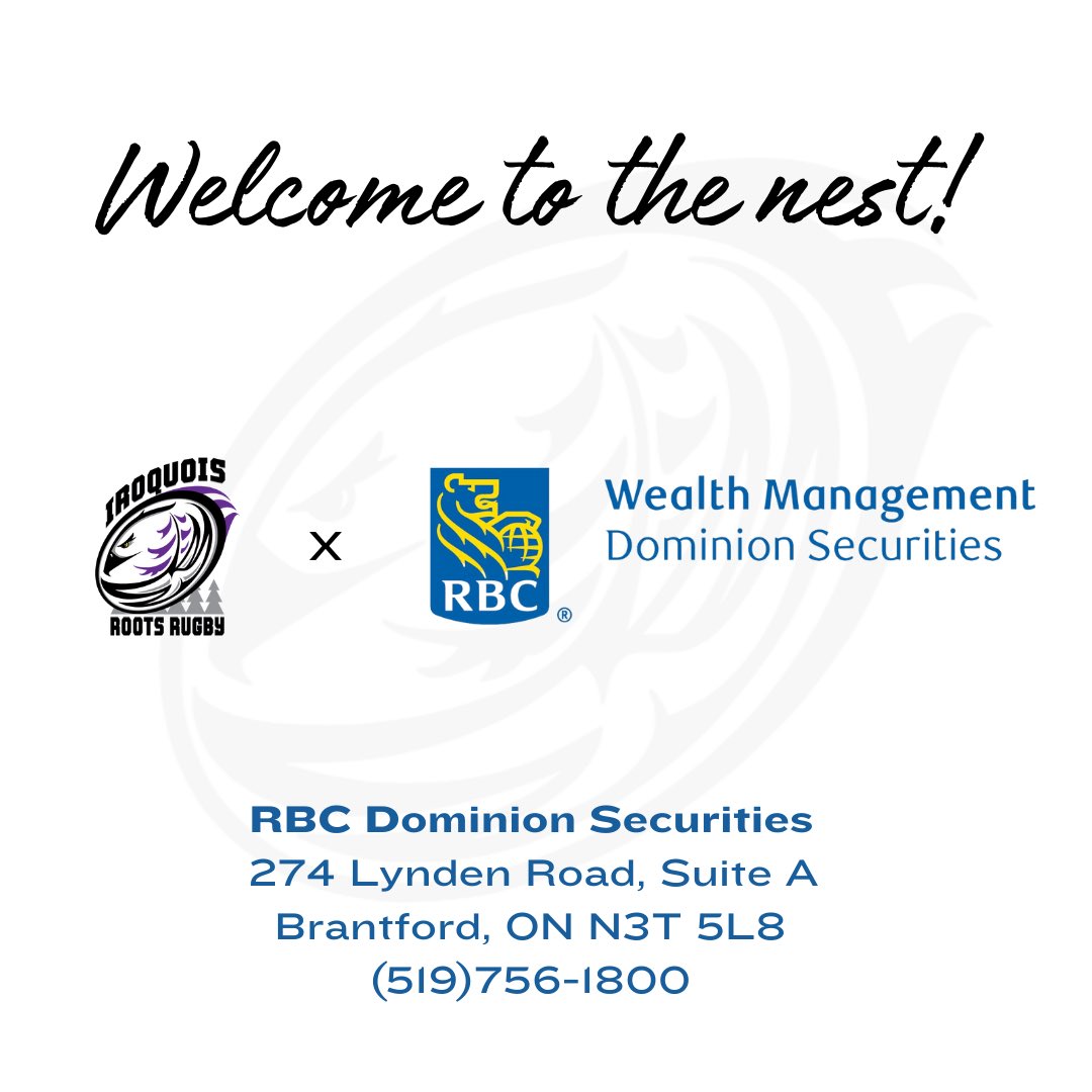 We are thrilled to welcome @RBCwealth -Brantford to the Eagle’s nest for 2023! Their team has stepped up to support our Jr Girls 7s program and theyll be sporting the RBC WM logo on their brand new kit! Happy to have you along this journey! #thankyou #sponsor
