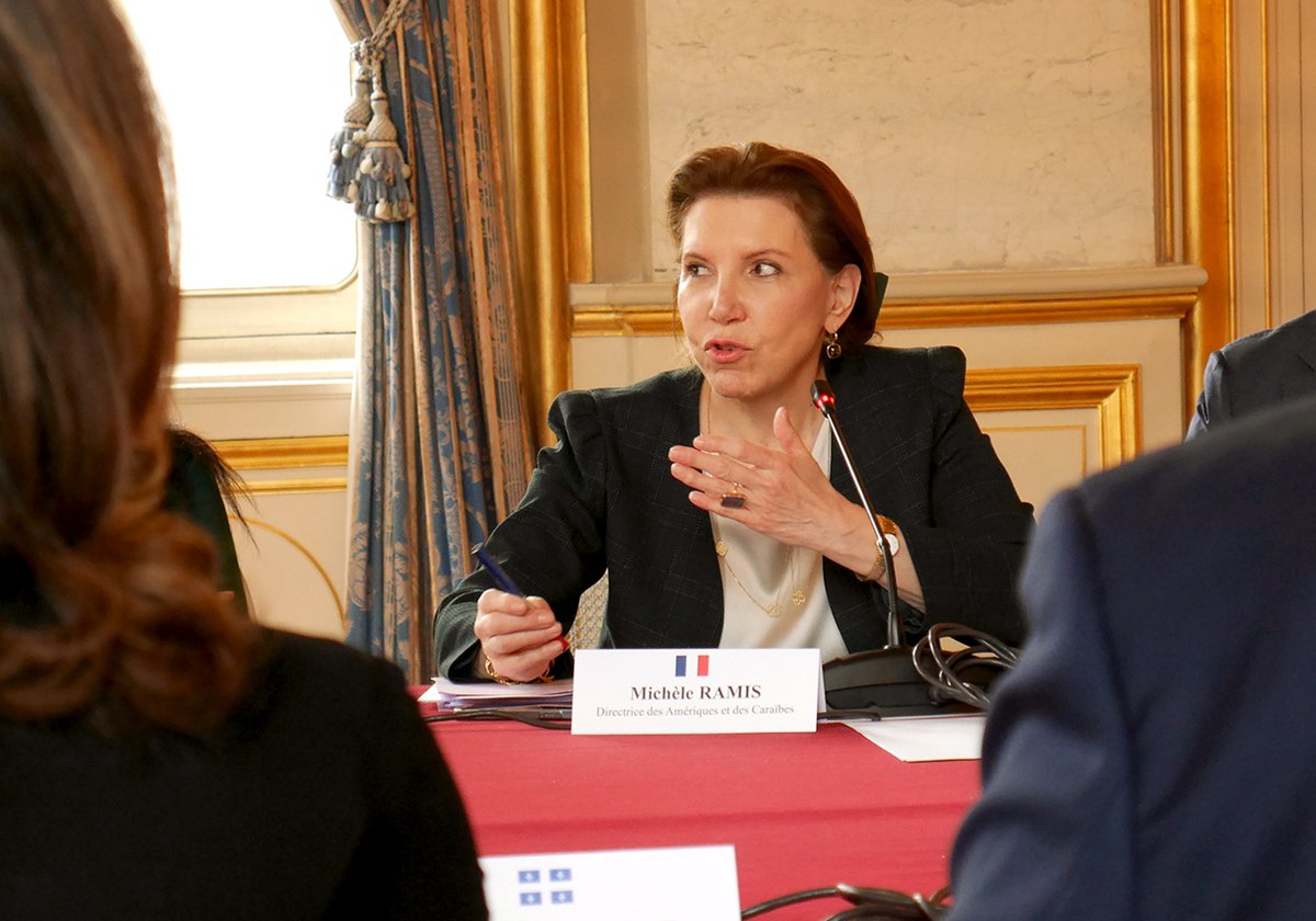 Relations internationales du Québec (@MRIF_Quebec) on Twitter photo 2023-03-23 17:53:55 Notre sous-ministre @ASansCartier a coprésidé aujourd’hui, avec @MicheleRamis, la séance plénière de la 69e session de la Commission permanente de coopération franco-québécoise, à Paris. 🇫🇷 La programmation 2023-2024 de la #CPCFQ a été adoptée à cette occasion. 👌 #CoopFrQc Notre sous-ministre @ASansCartier a coprésidé aujourd’hui, avec @MicheleRamis, la séance plénière de la 69e session de la Commission permanente de coopération franco-québécoise, à Paris. 🇫🇷 La programmation 2023-2024 de la #CPCFQ a été adoptée à cette occasion. 👌 #CoopFrQc