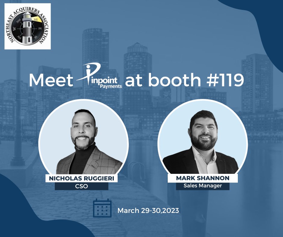 Join us next week at NEAA 2023! Our team will be at booth #119, ready to meet and connect with fellow professionals in the industry. See you there! 
 #NEAA2023 #paymentsindustry #networkingevent