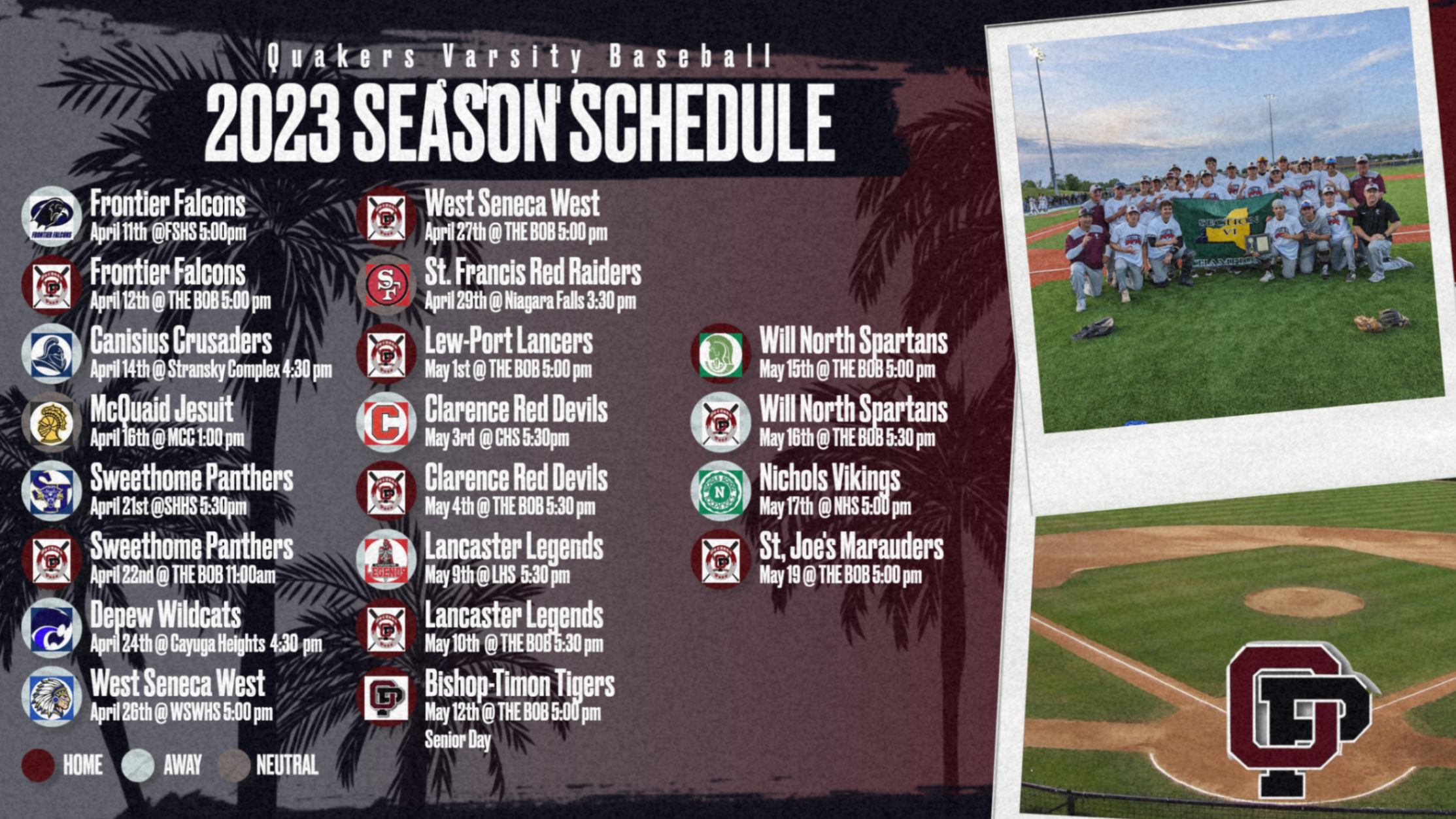 Orchard Park Boys Varsity Baseball (OPHSVARDIAMOND) / Twitter