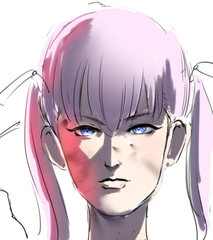 また変なファンアート描こうとしてる 