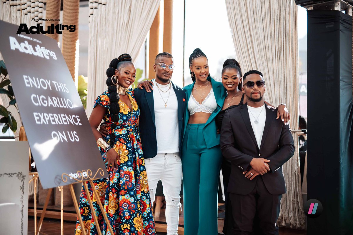 “ADULTING” with <a href="/scoopmakhathini/">siyabonga ngwekazi</a> , master of ceremonies at the launch &amp; screening of the new &amp; highly anticipated @showmaxonline series 🎤🤩 

#AdultingShowmax