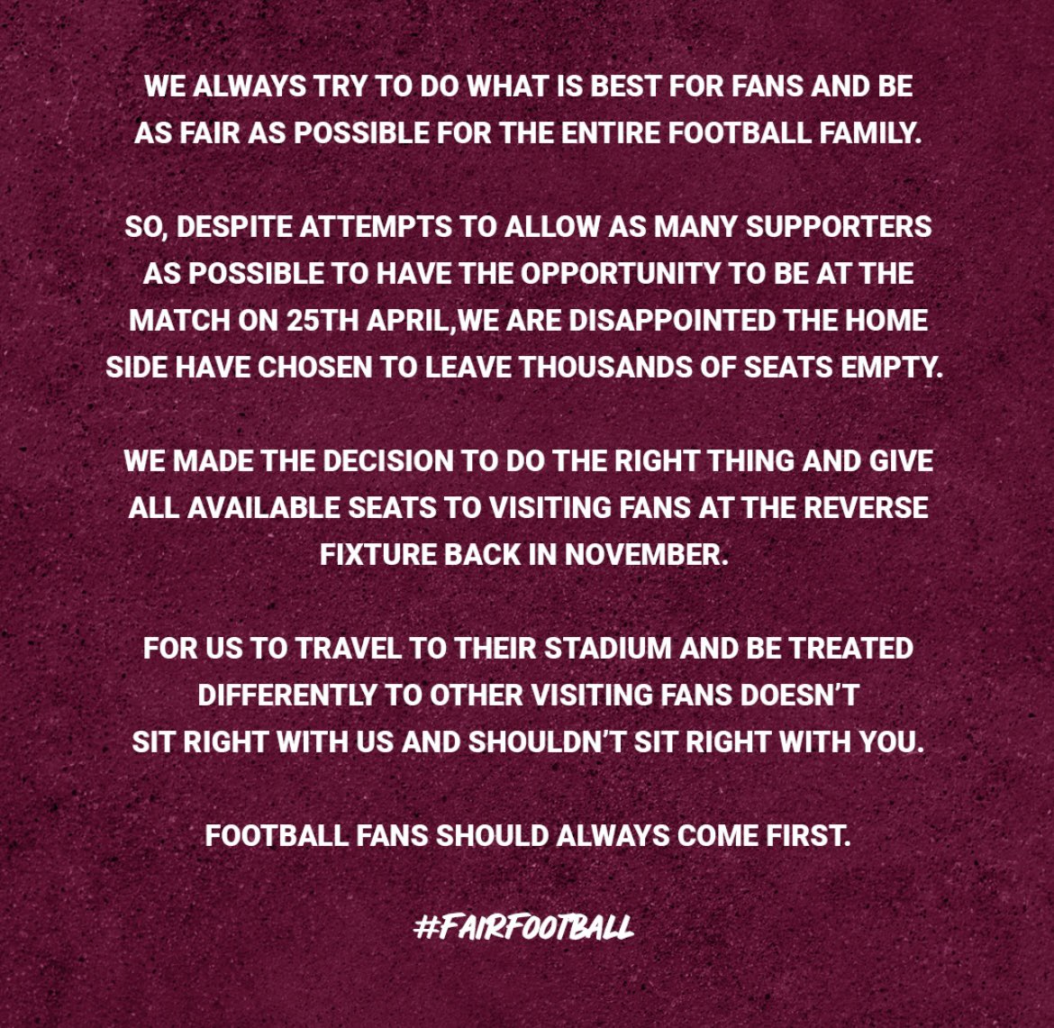 AlanPaceBFC's tweet image. My response to the recent ticket news for our upcoming derby against Blackburn…