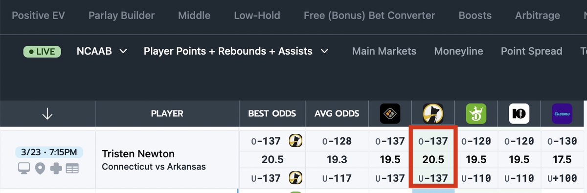 +EV Bettors tweet media