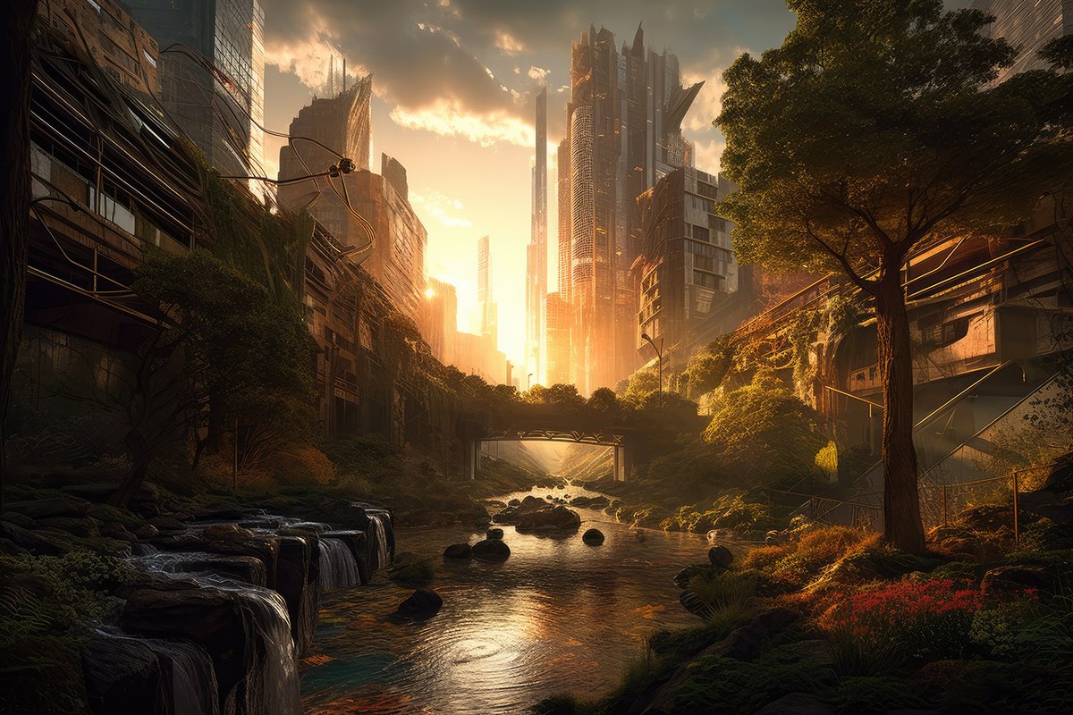 CharaspowerAI's tweet photo. 🤯 Wow, technologie et nature fusionnent pour créer une alchimie époustouflante ! Découvrez mon dernier #prompt qui mélange subtilement futurisme et beauté naturelle. Ensemble, explorons les limites de l'imagination 😎🚀 🌆🌳 #PromptAlchimists #AI #midjourney https://t.co/czlj3wP7y3