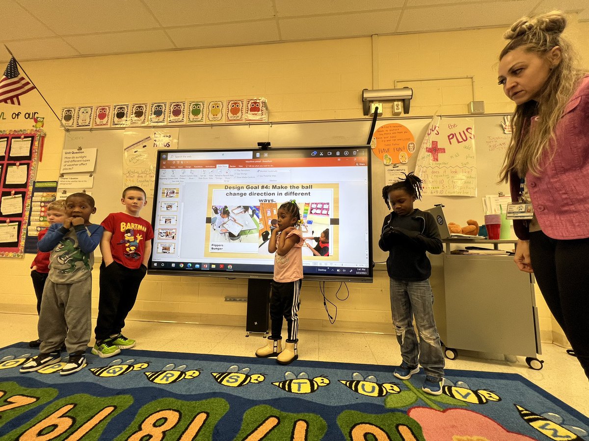 Today the kindergarten <a href="/saylerparkjags/">Sayler Park School</a> explained how they made pinball machines to learn about force! This was such a great hands-on activity from <a href="/Amplify/">Amplify</a> and these Ss loved explaining what they learned! <a href="/IamCPS/">I Am CPS</a> 

#BeBetterJags #CPSandMe