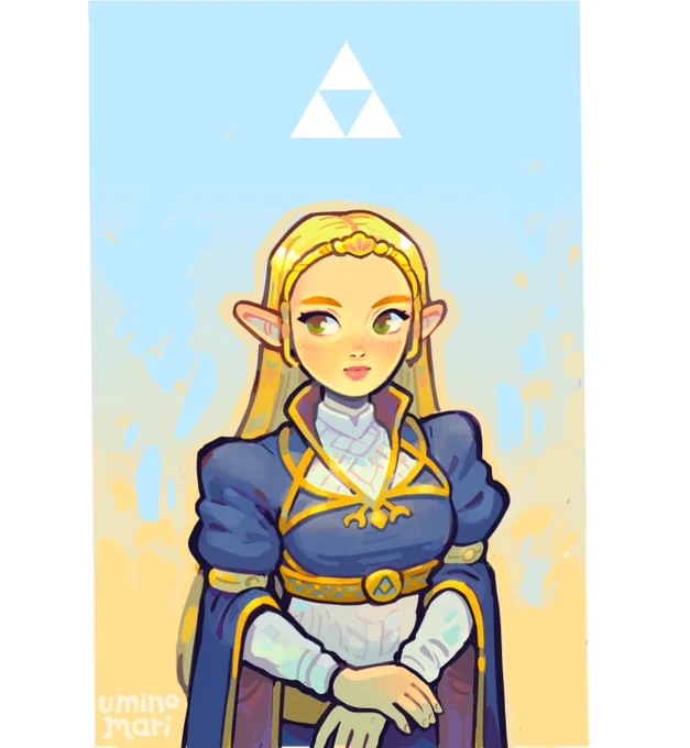 I've been playing BOTW again, I'm super excited for Tears of the Kingdom! This is one of my favourite games of all time, I can't believe I'd never drawn Zelda properly! 