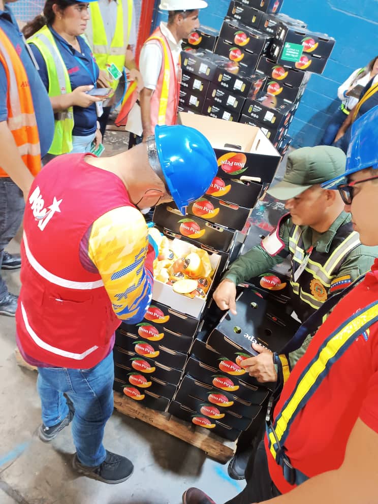 InsaiVeOficial's tweet photo. #NiCorrupciónNiPrivatización 
#23Marzo 
VENEZUELA EXPORTA MANGO 
La Guaira 📢 
Inspección Fitosanitaria a 3.600 Kilos de Mango 🥭 🥭 🥭 con destino a Inglaterra.
INSAI, impulsando la Economía Productiva 🇻🇪
@NicolasMaduro 
@MinAgriculturaV 
@wcastroPSUV 
@Tibisaylcastro https://t.co/W2BMLSmYog