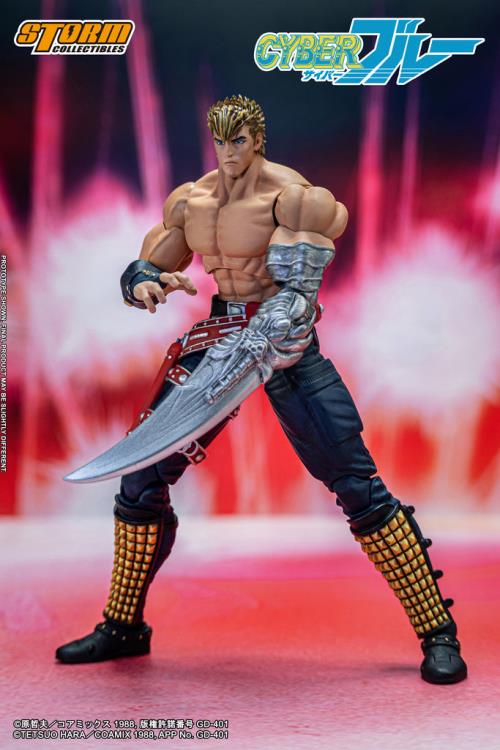 THEAnimeHERO's tweet photo. Blue has a separate torso to become shirtless. Comes out Q4 of 2023. $109.99+

https://t.co/QTDeLRSnad

#CyberBlue #FistoftheNorthStar 
#Kenshiro #StormCollectibles #anime https://t.co/cLuu4OqNz0