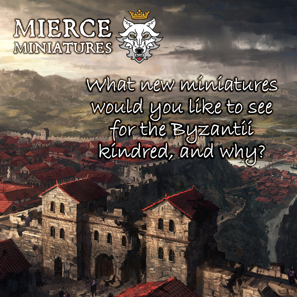 MierceMinis's tweet photo. What new miniatures would you like to see for the Byzantii kindred, and why?

No other kindreds please, we'll get to them all eventually!

#mierceminiatures #darklands https://t.co/eJpOO5k072