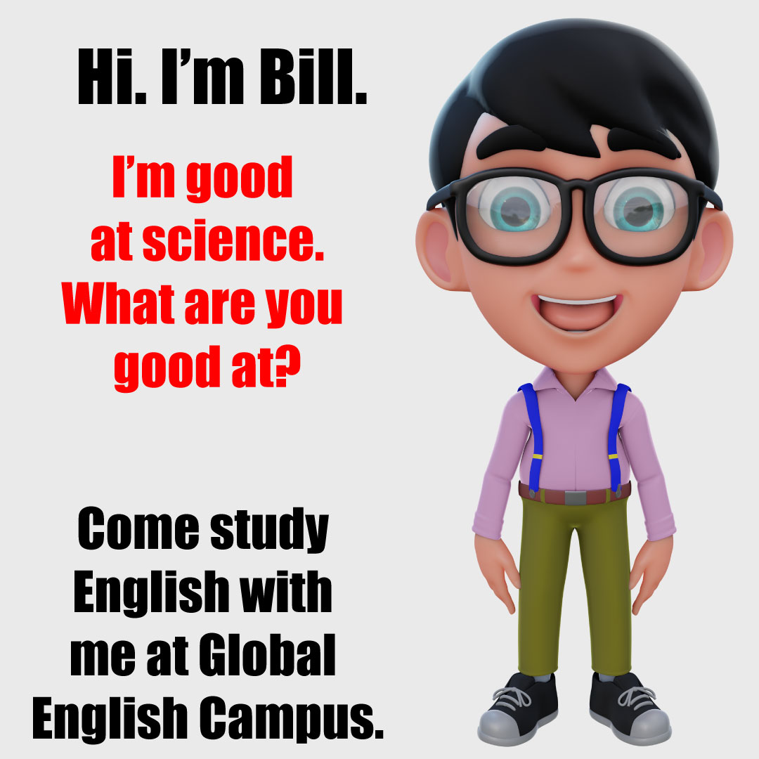 globalengcampus's tweet photo. Hi, I'm Bill. I'm good at science. What are you good at ? 
https://t.co/eOIzdepXQQ

#globalenglishcampus #Global #favorite #lessons #comestudy #student #englishcampus #englishgurucampus #different #globalkids #globalfamily #globalkids https://t.co/xrqNWa2lxy