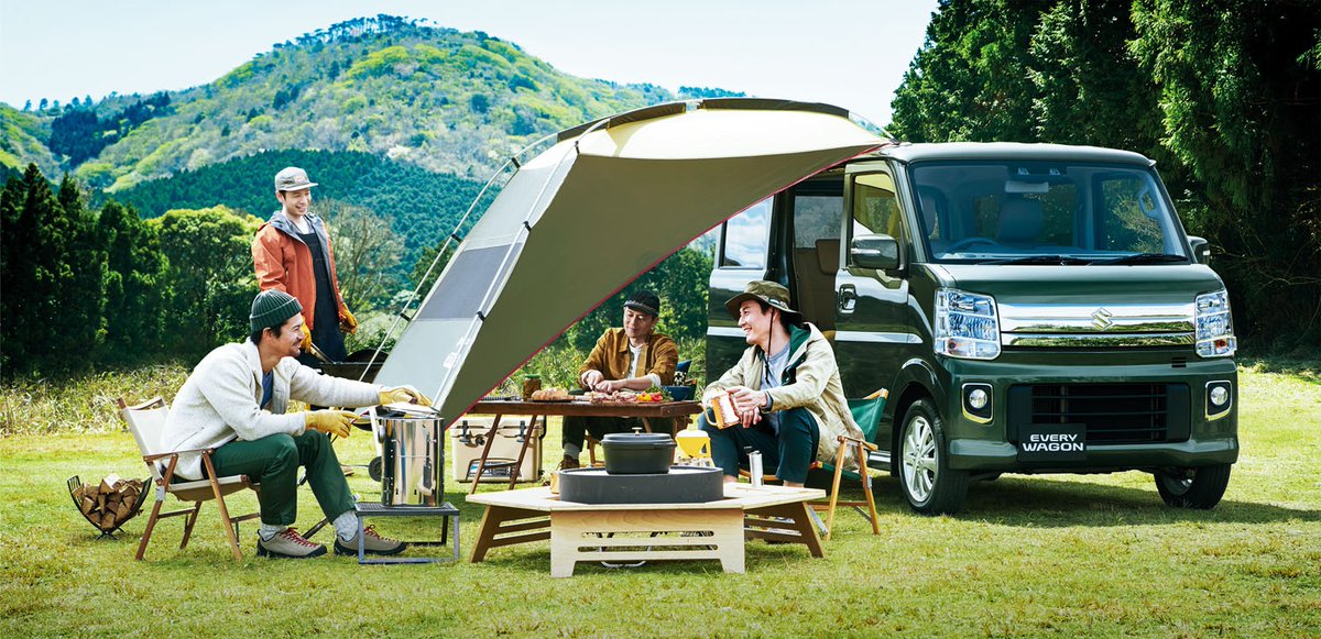 SuzukiIberica's tweet photo. 🚐🇯🇵 Mira en estas imágenes la versatilidad de los kei cars de #Suzuki en Japón. Se venden con cientos de accesorios e ingeniosas ideas.

¿Tendrían éxito en España 🤔?

#keicar #microcoche #japon #madeinjapan #suzukikeicar https://t.co/waEAM2twLq