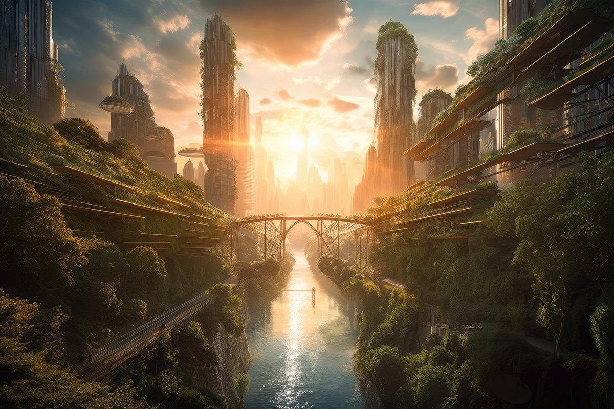 CharaspowerAI's tweet photo. 🤯 Wow, technologie et nature fusionnent pour créer une alchimie époustouflante ! Découvrez mon dernier #prompt qui mélange subtilement futurisme et beauté naturelle. Ensemble, explorons les limites de l'imagination 😎🚀 🌆🌳 #PromptAlchimists #AI #midjourney https://t.co/czlj3wP7y3