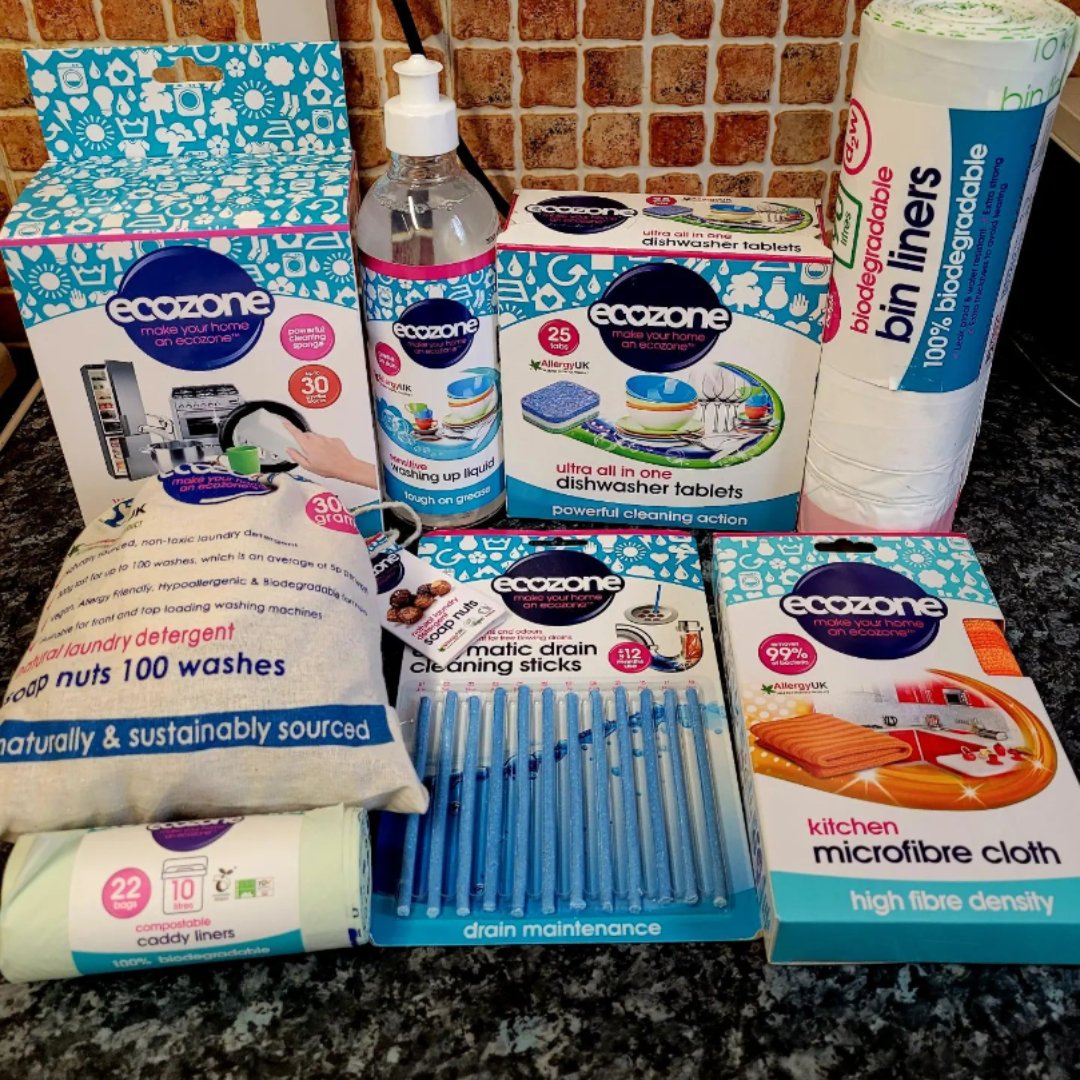 EcozoneProducts's tweet photo. Thank you to the lovely @cher.jury for sharing this great photo of their recent Ecozone haul from @cleanstoreuk Happy Spring Cleaning! #makeyourhomeanecozone #ecozoneproducts #cleaninghaul #springcleaningessentials #ecoconscious #ecozoneyourhome https://t.co/aXj9AGPhO6