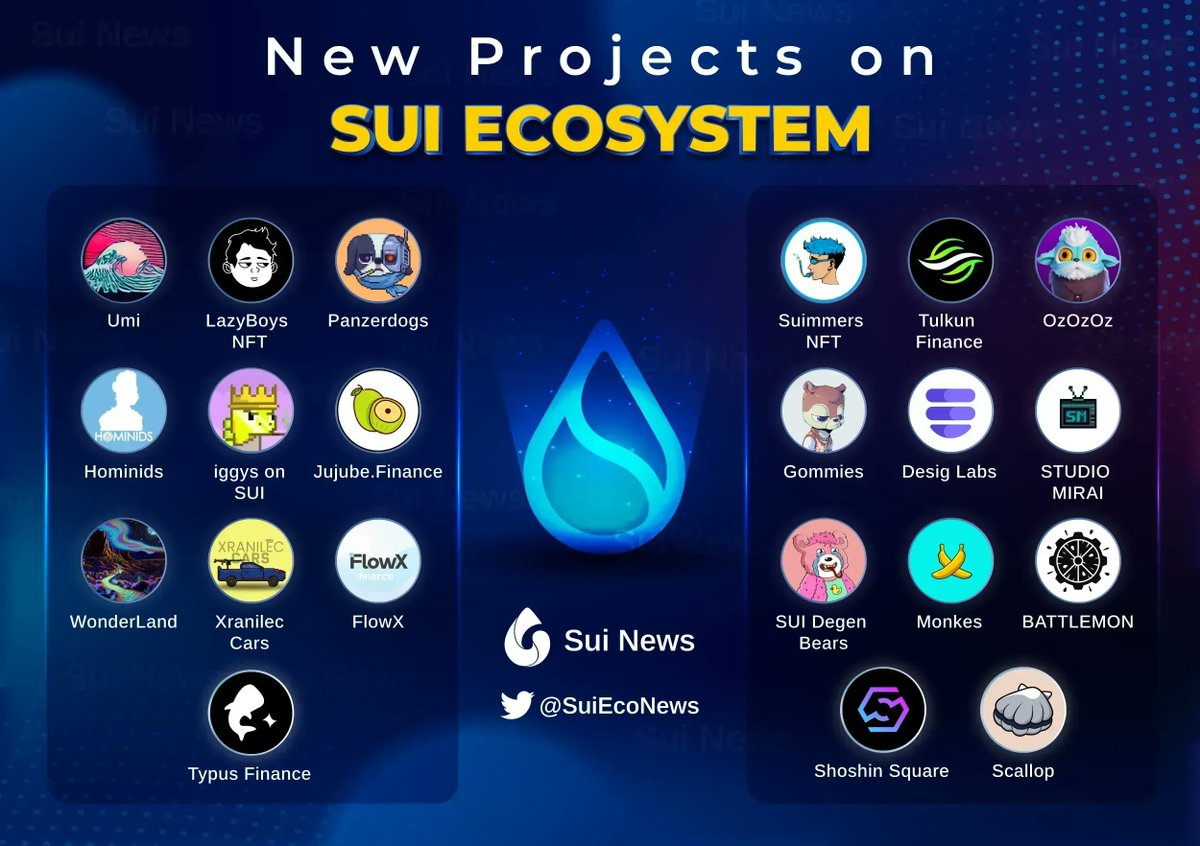 SuiEcoNews's tweet photo. 📌 The wave to Mainnet is coming soon📌 

👉 Let's look quickly at new projects on Sui EcoSystem👈 

Like &amp; Retweet to support us😘 
#Airdrop #SuiEcosystem #Sui https://t.co/5SCOUlQ0C3