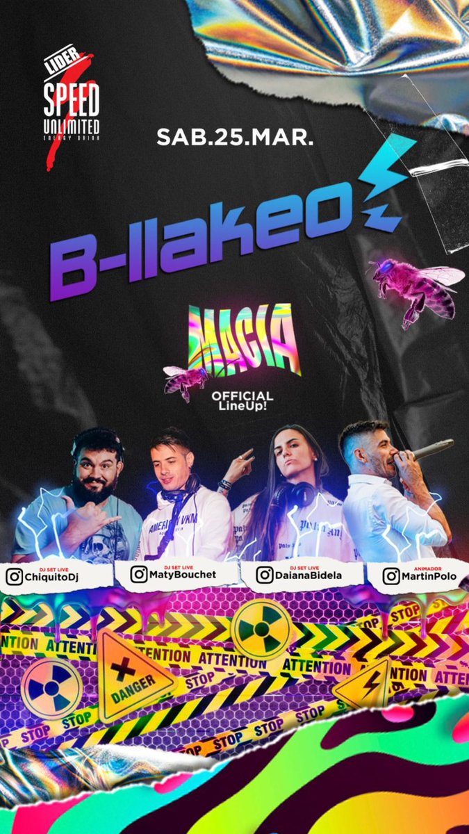 alohadisco1's tweet photo. SAB 25 MAR⚡️
-
-
-
Vuelve la B a nuestra disco🔥
El finde mas dulce de Maciá lo pasamos en GoldenByAloha🐝⚡️
-
-
Cabina Explosiva 💣
Sorpresas
Fiesta
Y mas fiesta como te tenemos acostumbrado. 
-
-
#GoldenByAloha #Bellakeo #FullCachengue https://t.co/IcPIzL3GqC