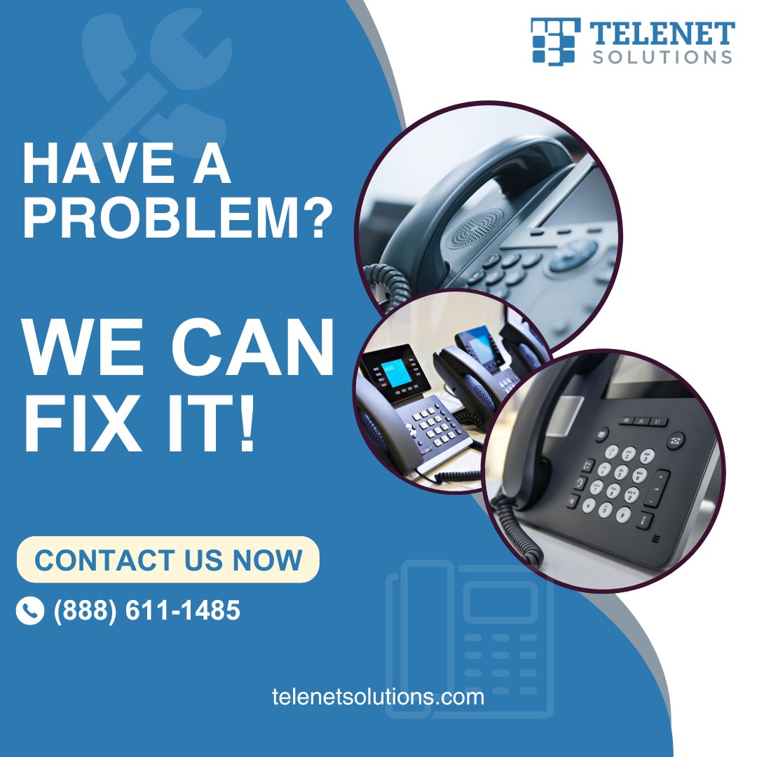 TelenetBusiness's tweet photo. We are here to help you get back to running as quickly as possible. 

Talk to us at (888) 611-1485 about your office phone system repair needs.

OR https://t.co/9fim0Z3fWQ