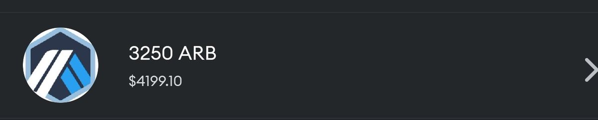 Airdrop claimed $Arb