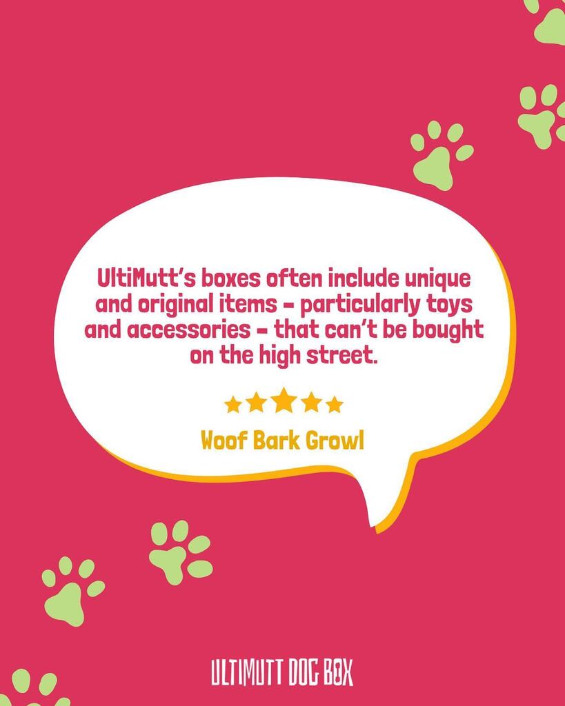 We adore hearing your opinions on our business and are eternally grateful for those who take the time share them online with others! 🙌🏻

#ultimuttdogbox #ultimutt #subscriptionbox #dogsofinstagram #blog #dogblog #allthingsdog #dogtoys #dogenrichment #puppybox #toughbox #bi-m…