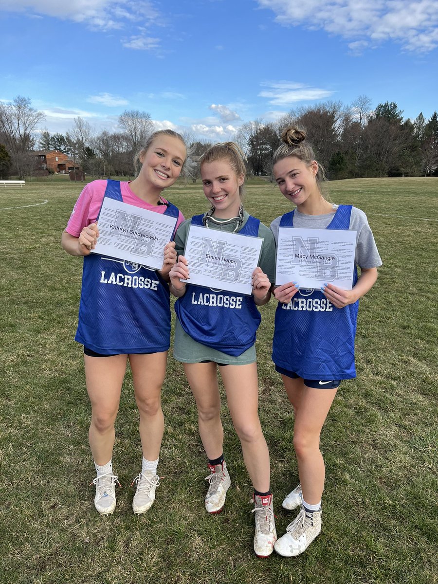 NBGirlsLax's tweet photo. Congratulations to our 2023 captains! https://t.co/pw00AFqMbr