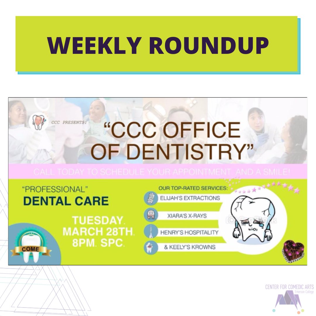 Comedic Arts Emerson tweet media