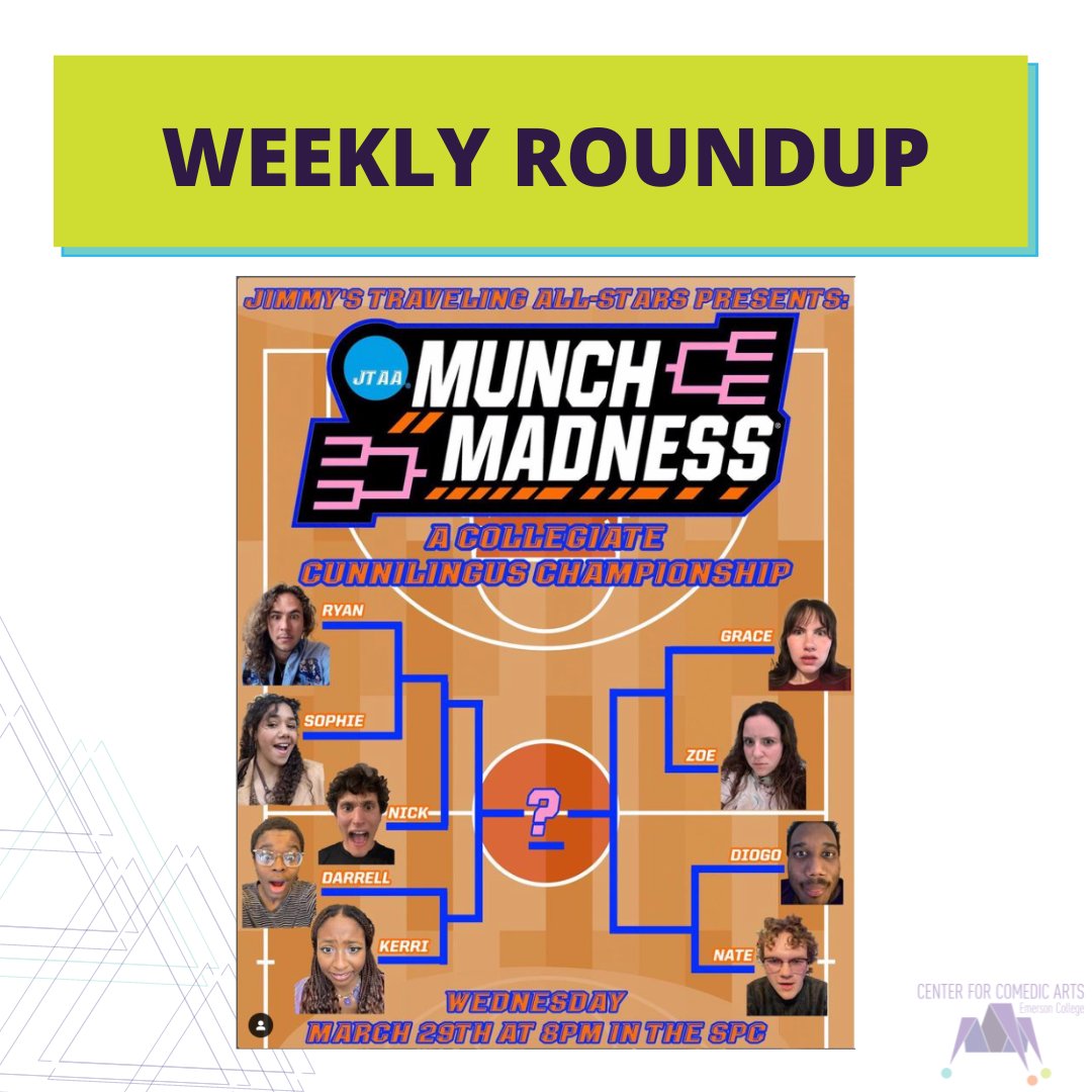 You're getting a double dose of #StudentComedy updates this week! 

<a href="/unioncomedy/">Union Comedy</a>