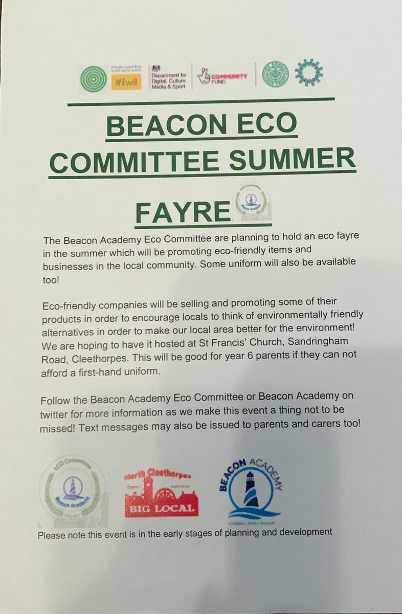AmberLeBon2's tweet photo. We have been super busy today. This morning we went litter picking and collected 25 bags. We then ran our 2nd eco shop and made £215. So proud of the students! Thank you to everyone who supported.
Keep an eye out for our summer eco fete coming soon! @BeaconAcademyCL https://t.co/N5eM9jCjc9