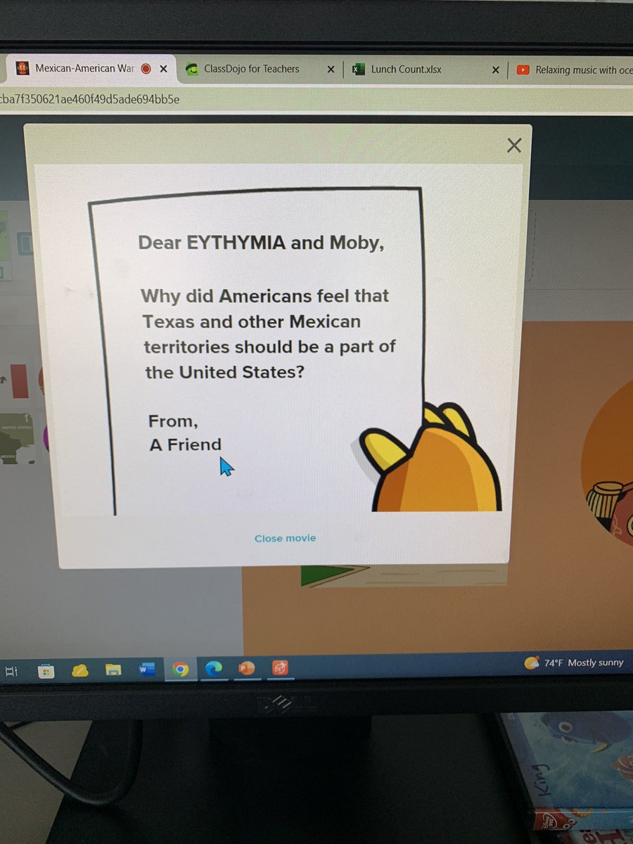 kingmia5's tweet photo. Trying some new technology to show our knowledge. We made our own Brainpop movie to retell what we learned. So much fun!! 💻😁😁@McFadden_School https://t.co/M3q57rAJ6l
