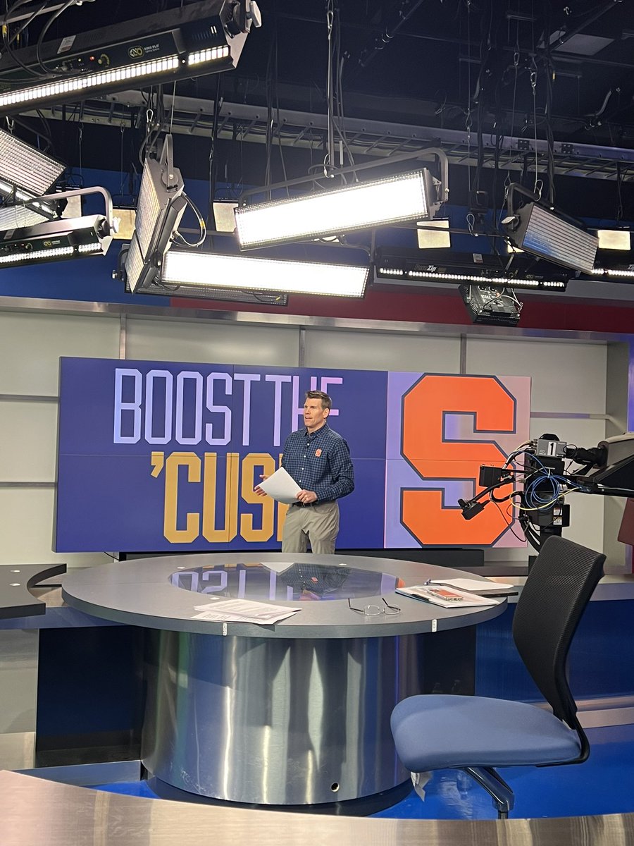 lill_northrup's tweet photo. At the Dick Clark Studios @NewhouseSU today where #boostthecuse is live all day with @ScottHanson. Absolute pleasure to meet and talk with Scott on his work as a sportscaster and most importantly his work on @nflnetwork https://t.co/fbPoaVQzCL