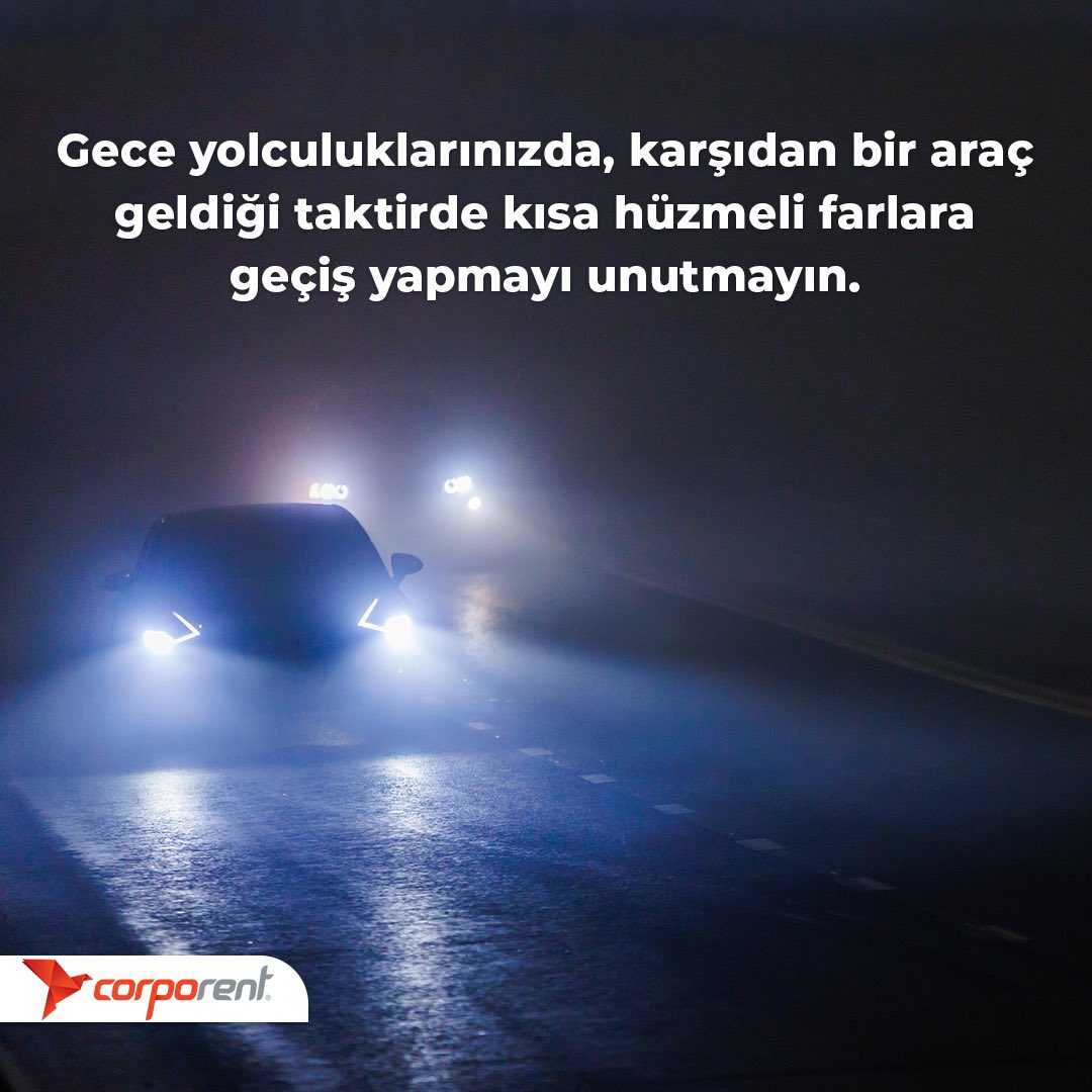 Geceleri karşılaşma anlarında kısa hüzmeli farlara geçiş yapmak hem sizin hem de karşıdan gelen aracın şoförü için hayati önem taşır.