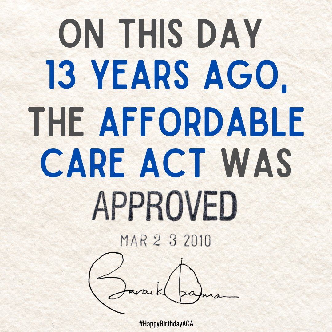 13 years after the #ACA became law, patients in 11 states are being shut out of Medicaid.

On the anniversary of this landmark bill, we’re fighting to ensure that people everywhere have a fair opportunity to get affordable coverage on the federal ACA exchange. #HappyBirthdayACA