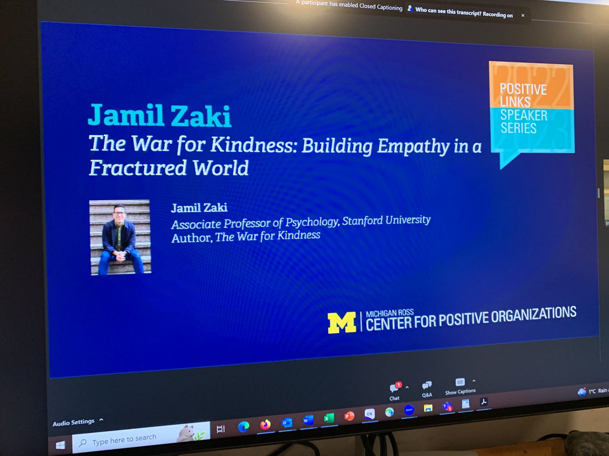 drtoubiana's tweet photo. Looking forward to this talk today put on by ⁦@PositiveOrg⁩ - a topic that couldn’t be more important or timely. Let’s climb more #empathywalls https://t.co/Kkv4TNedHk