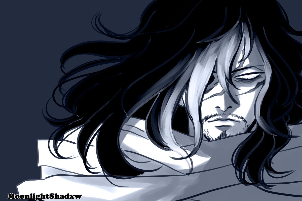 Moonlightshadxw's tweet photo. I just like villain Aizawa's stress streak sm. In the au where he joins villains, it's after he completely lost faith in heroes and what they can offer. In this specific timeline too, Mic only encourages him to become worse (n never mentions what really happened to oboro lol) ⬇️ https://t.co/vKwNs0HI4F