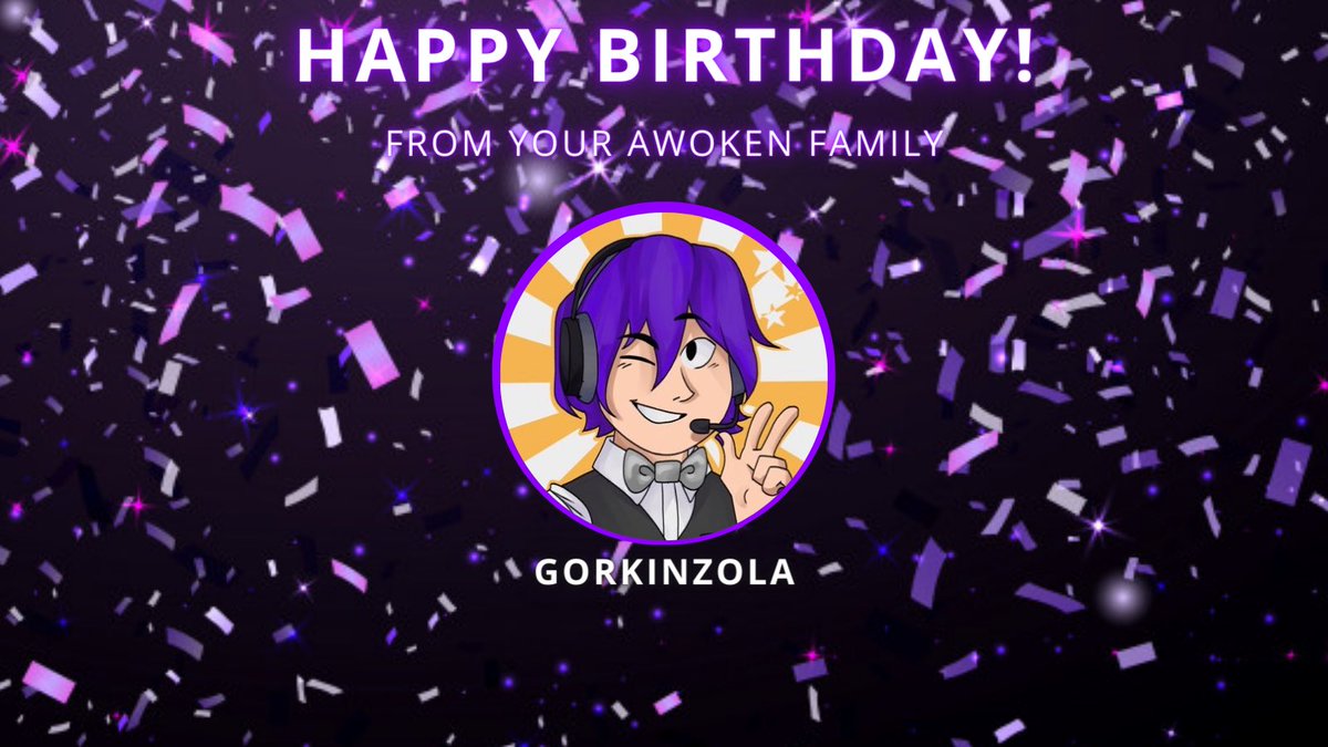 Join us in wishing <a href="/gorkinzola/">GorkinzolaTV #FizzCraft</a> a Happy Belated Birthday for yesterday! We hope you had a great day 🥳