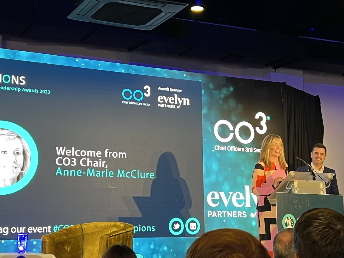 martin_ocnni's tweet photo. Congratulations to all the incredible Third Sector Leaders being recognised tonight at the #CO3Awards ! Your hard work and dedication to making a difference in our communities is truly inspiring.#CO3Awards #ThirdSectorLeaders #empoweringleaders https://t.co/lmM4cK9Ee5
