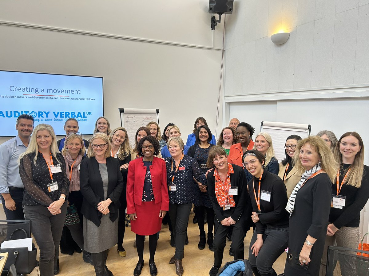 Today the <a href="/wiguk/">The Whitehall & Industry Group</a> Women in Leadership course met with <a href="/AuditoryVerbal/">Auditory Verbal UK</a> who shared with us the phenomenal work they do to literally give a voice to deaf children through therapy, and support to families. Our job was to provide new ideas for their strategy #Disability #Deaf