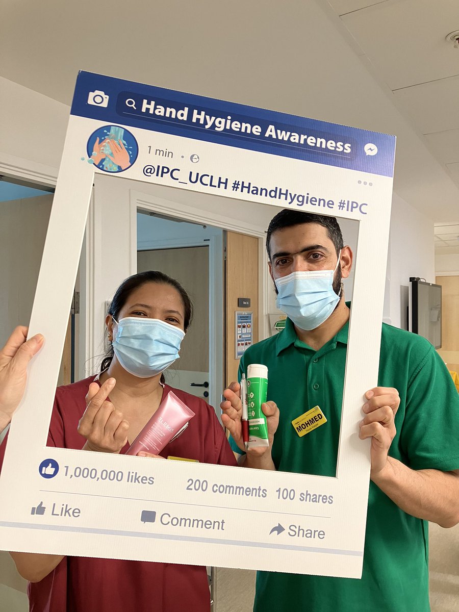 Wash, wash, wash your hands, scrub them nice and clean! 🎶 The T14 team are doing their part to stop the spread of infection! #PatientSafety <a href="/uclh/">UCLH</a> #HandHygieneHeroes #InfectionPrevention  🧴💦👏 #OneTeam💙