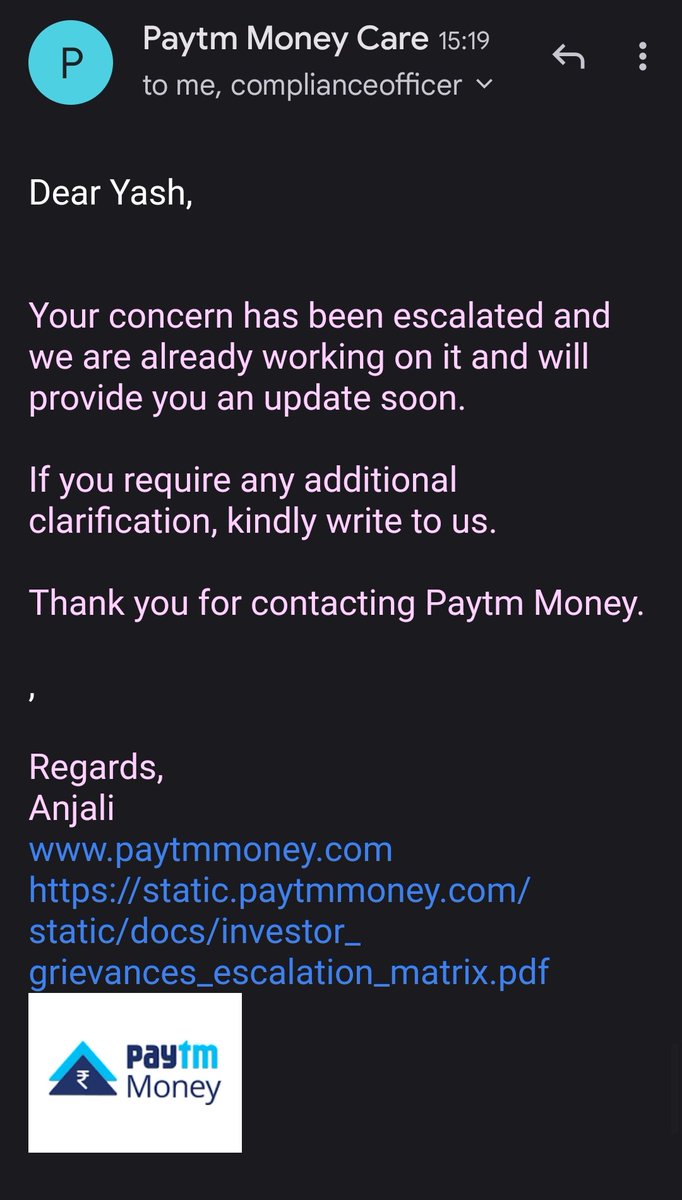 YashSMehta's tweet photo. @PaytmMoney @SridharVarun @vijayshekhar https://t.co/uE0PHlx17I