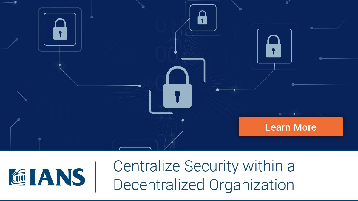 IANS_Security's tweet image. Find tips to remove security inefficiencies across multiple business units. bit.ly/42DINAT

#securitycharter #compliance #centralizedsecurity #securitystrategy #infosec #informationsecurity #securityleadership